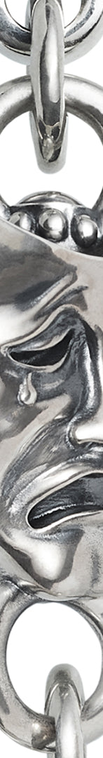 Drama Mask Key Ring