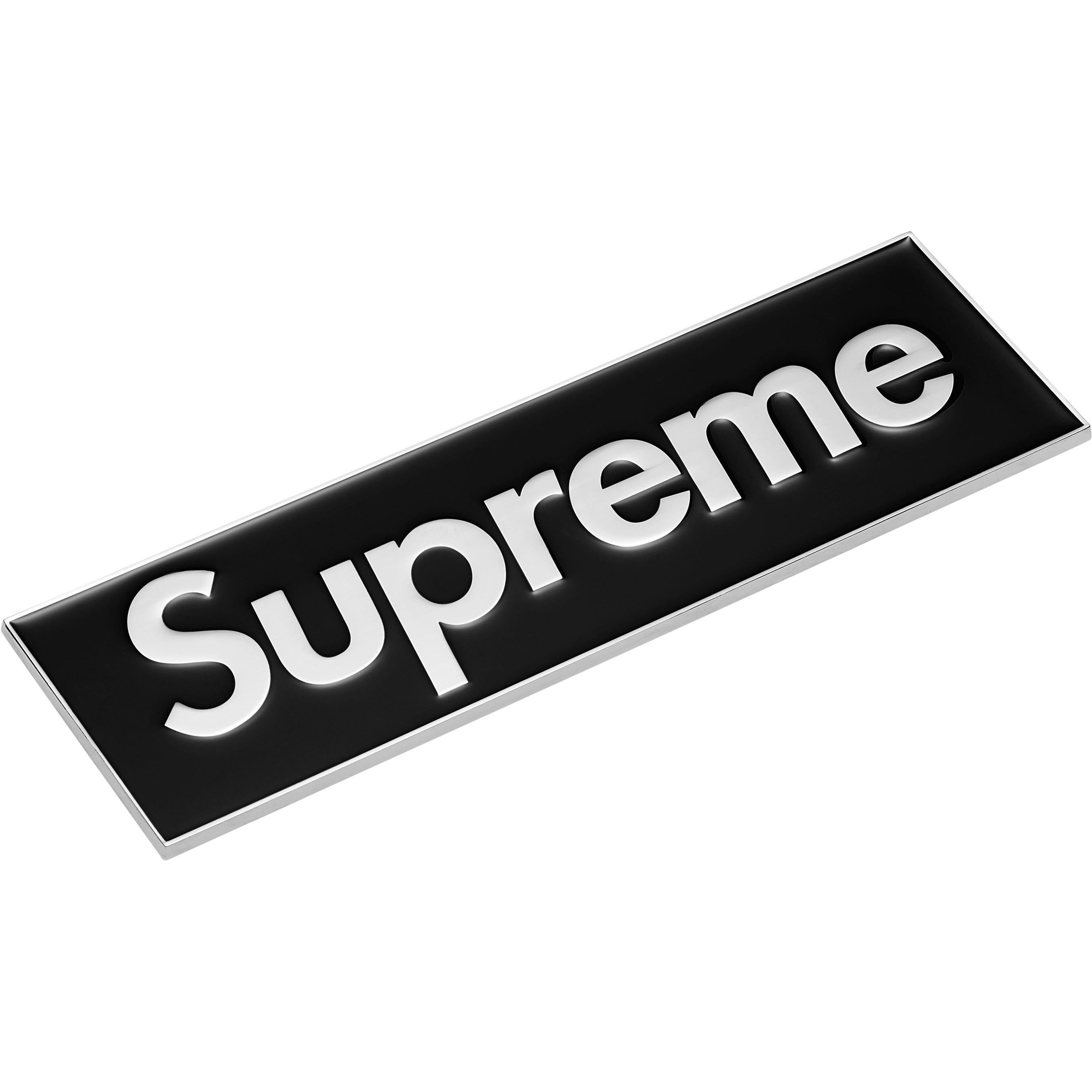 25fw Supreme Box Logo Car Emblem 黒 black Supreme 25FW Box Logo Car Emblem