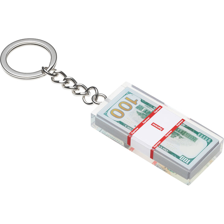 Supreme Cash Paperweight Keychain Clear - US Supreme Cash