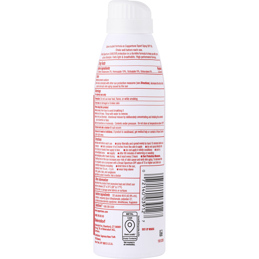 Supreme®/Coppertone Sunscreen Spray