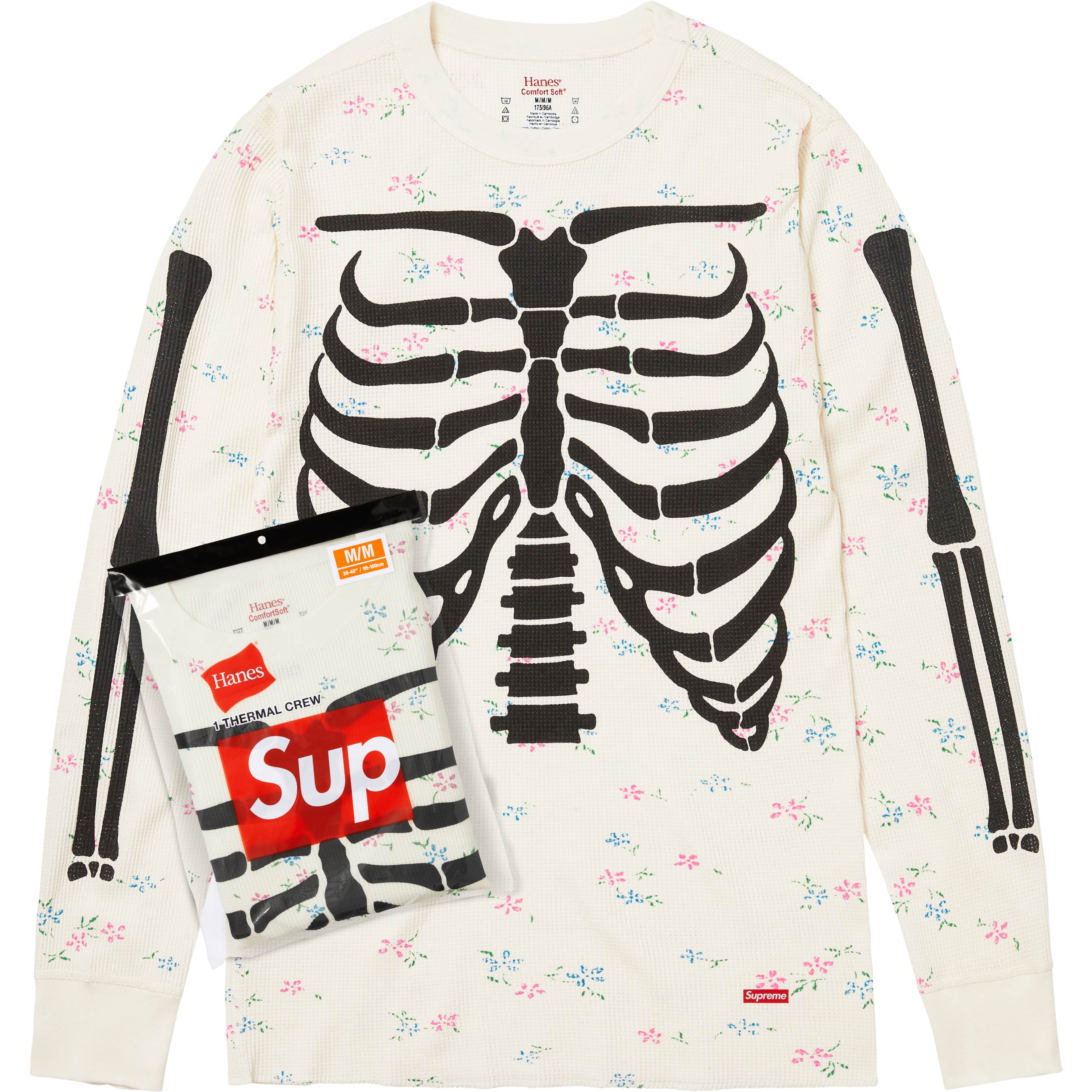 レッグウェア Supreme Bones Therml Size:M Supreme®/Hanes® Bones Thermal Crew (1 Pack) - Shop - Supreme