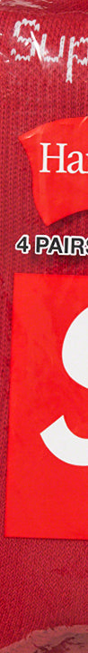 Supreme®/Hanes® Crew Socks (4 Pack)