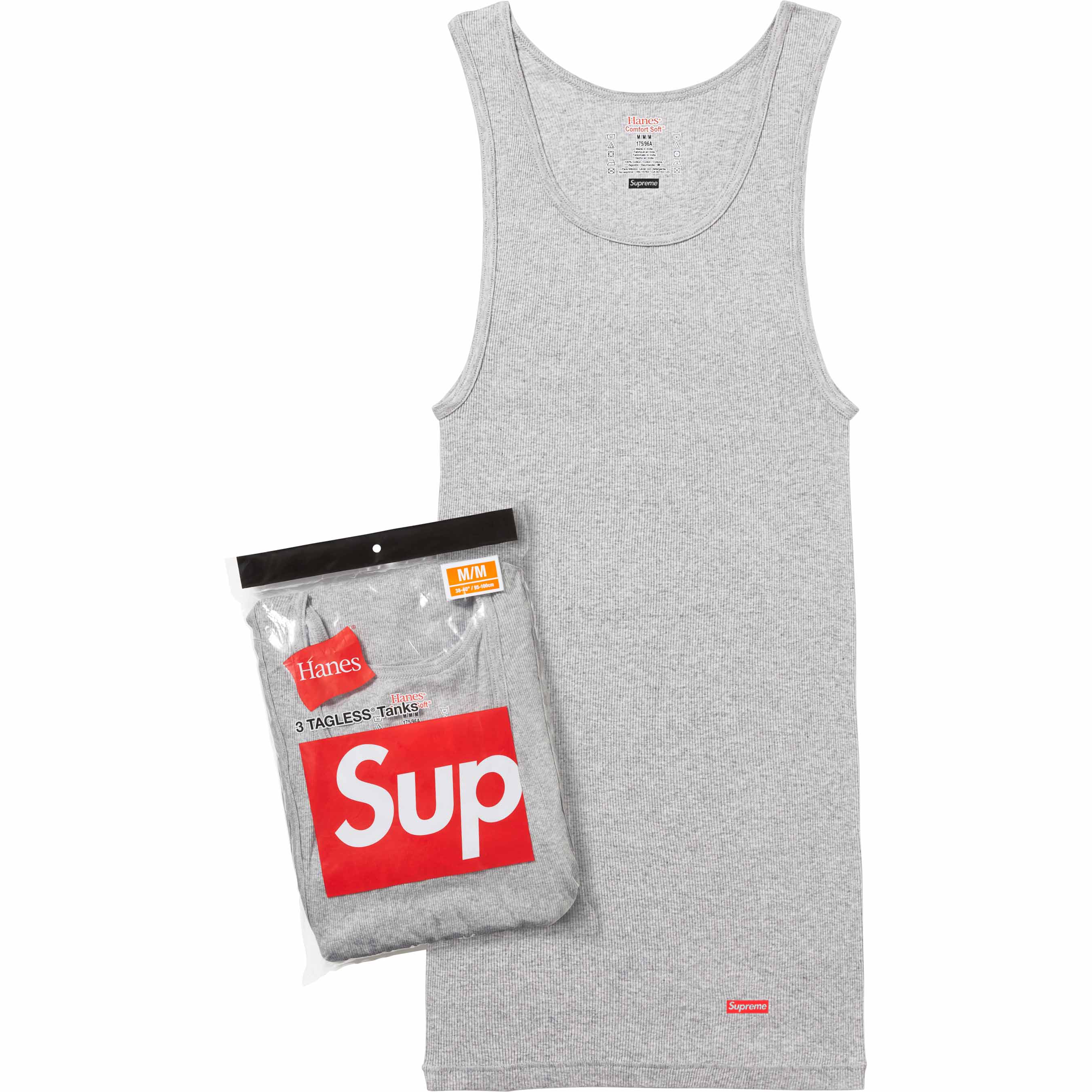 本物保証!  Supreme®/Hanes® Supreme - Shop - Pack) (3 Tops Tank Tagless トップス