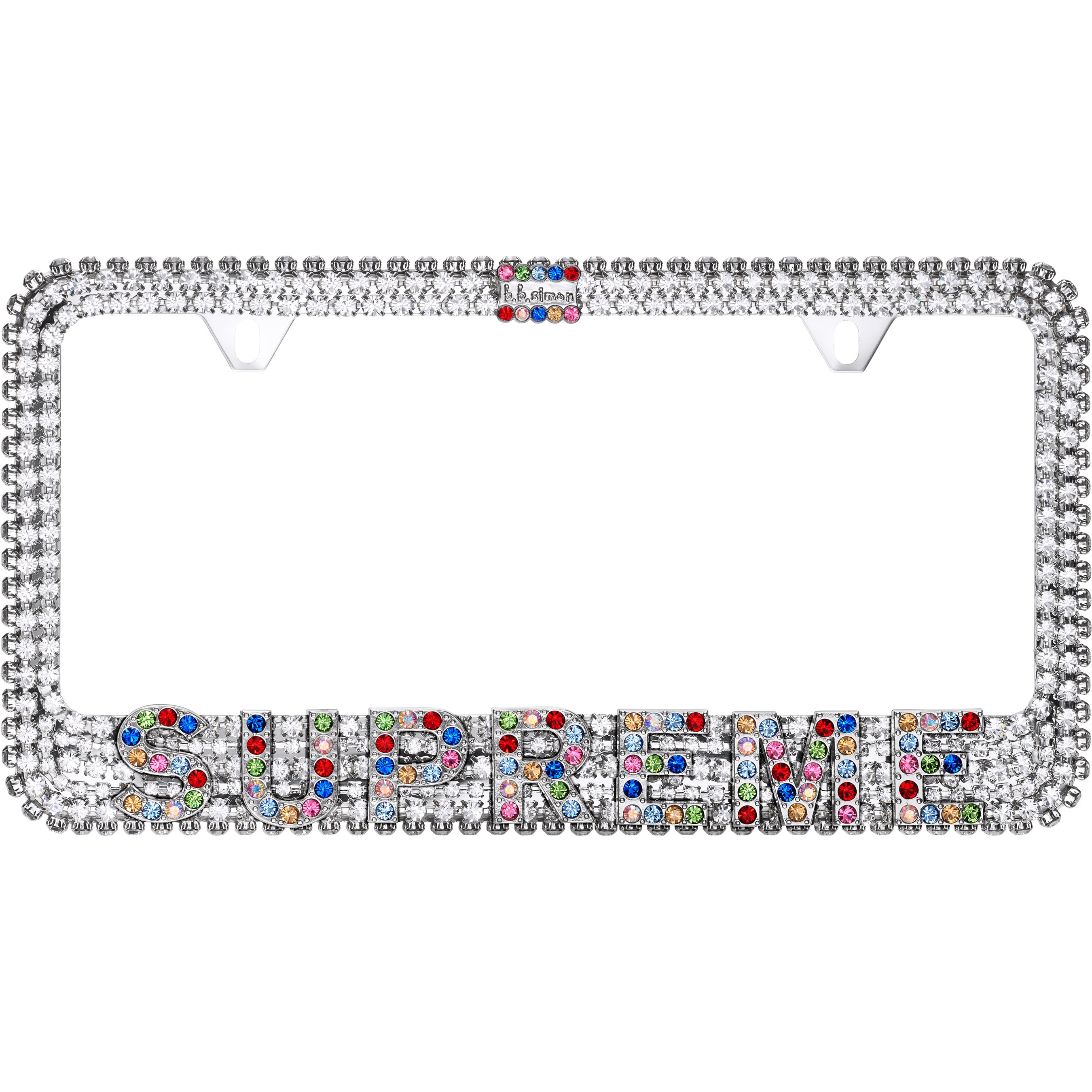 SHANE BOWDEN ルイ・ヴィトン　Supreme ポスターフレーム Supreme®/b.b. Simon® License Plate Frame - Shop - Supreme