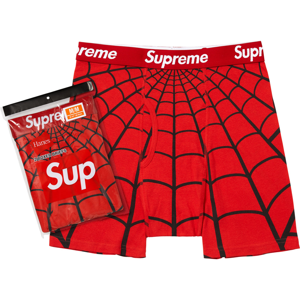 Supreme®/Hanes® Spider-Man Boxer Briefs (2 Pack)