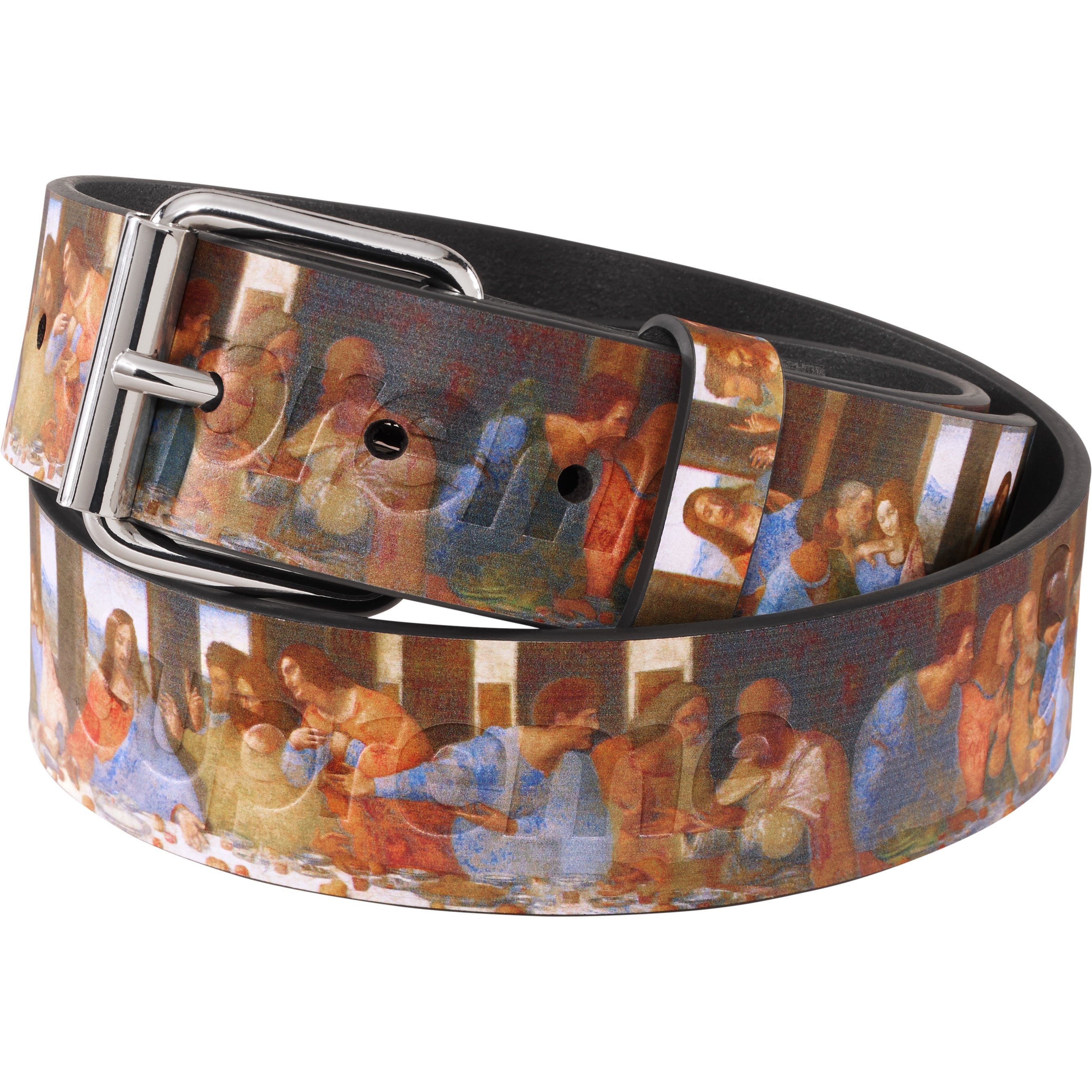 小物 Supreme Last Supper Leather Belt Multi M Supreme Last Supper Leather Belt Multi M