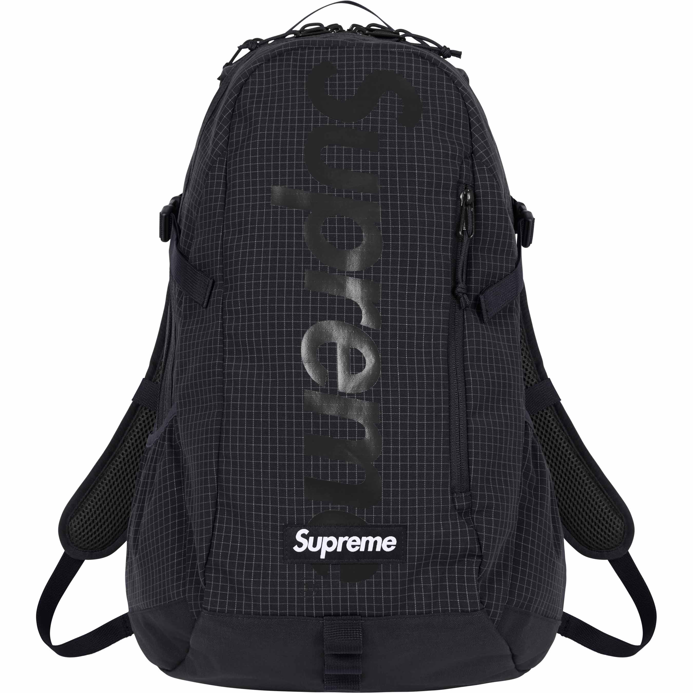 Supreme Reflect Backpack ブラックリフレクト素材使用