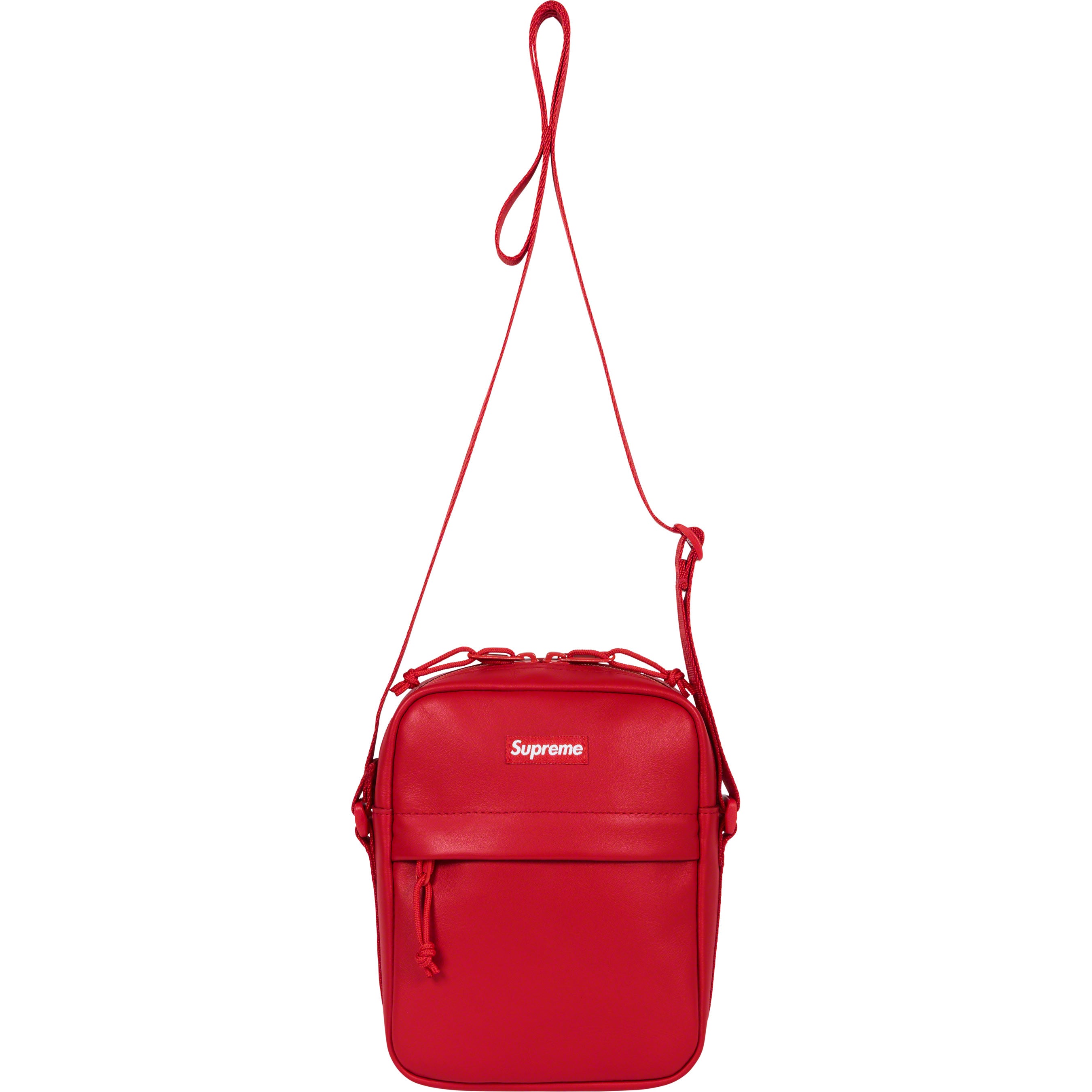 supreme shoulder bag red
