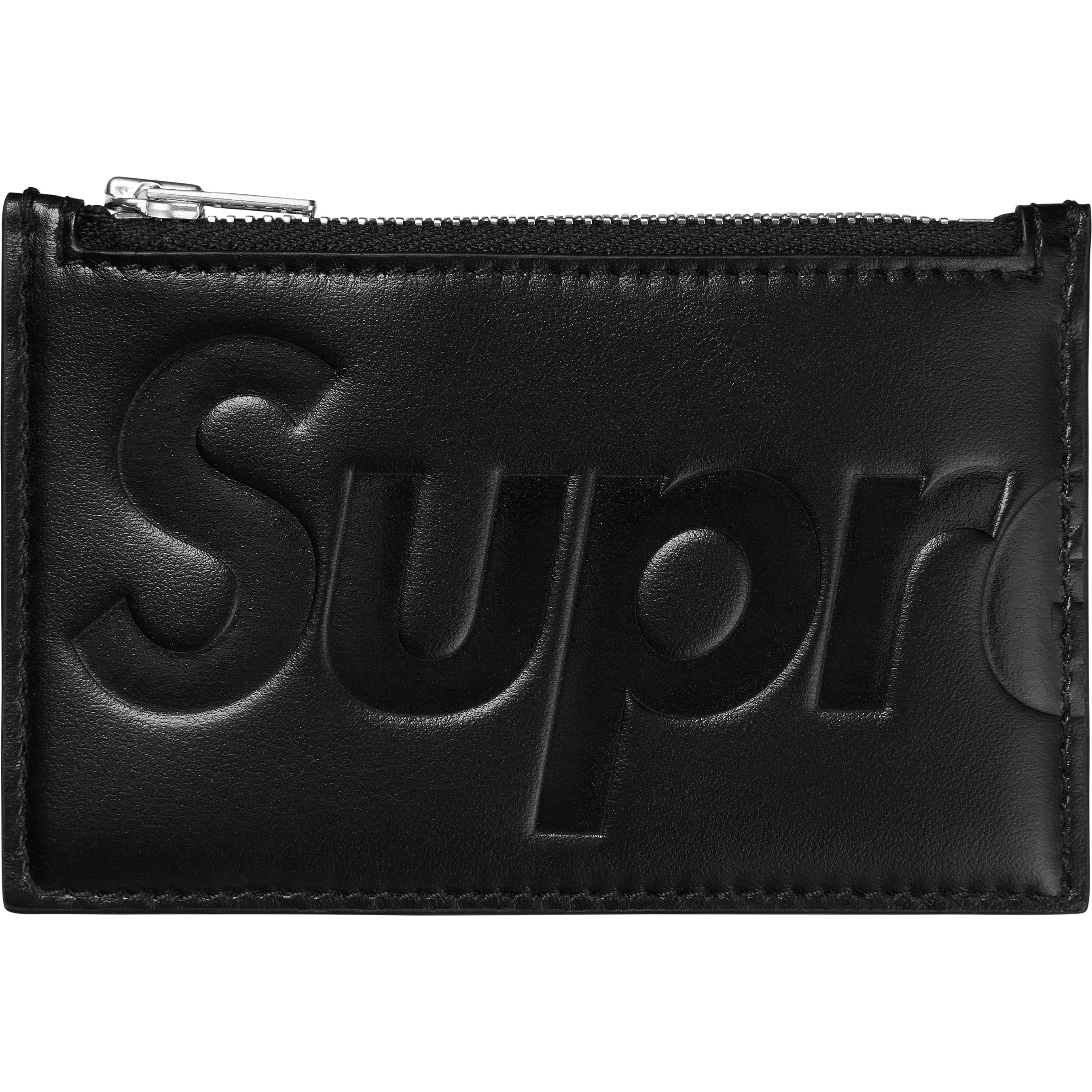 Supreme パスケース Leather Zip Card Holder - Shop - Supreme