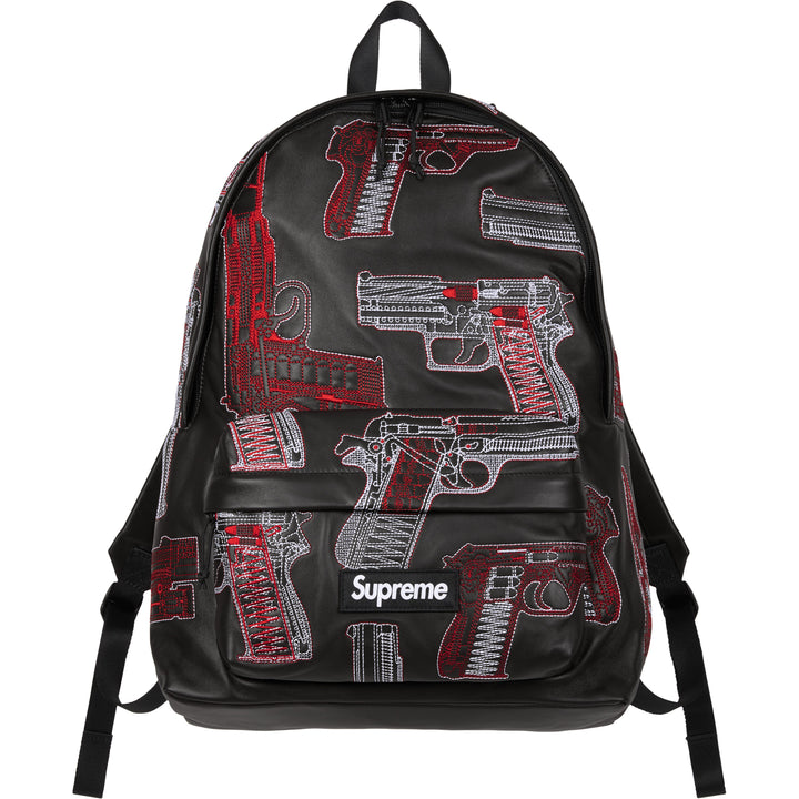 black leather supreme backpack 2 02/07/2026Coloris Supreme Vanson Leathers/b.b. Simon Backpack