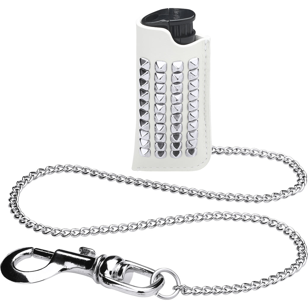 Studded Leather Lighter Holder