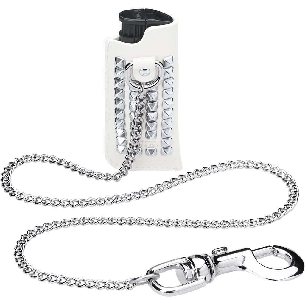 Studded Leather Lighter Holder