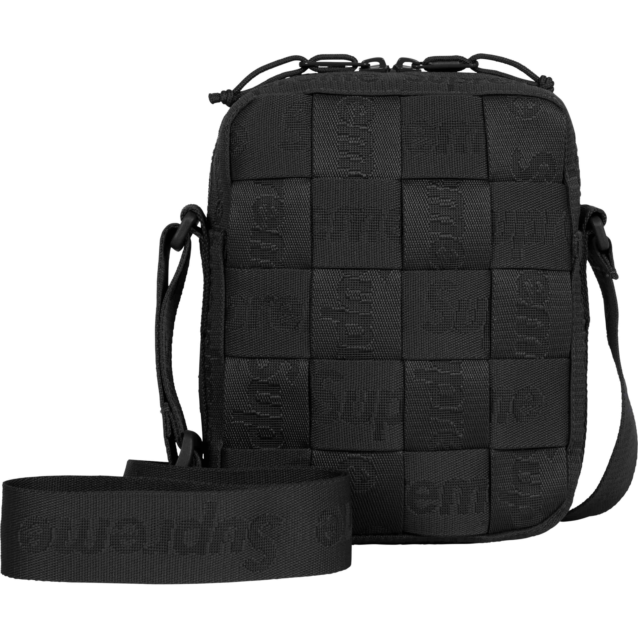 【定番人気定番】55様専用 Supreme Woven Shoulder Bag BLACK バッグ