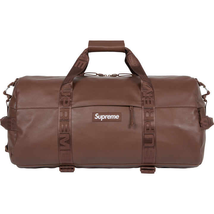 Supreme red leather bag sale