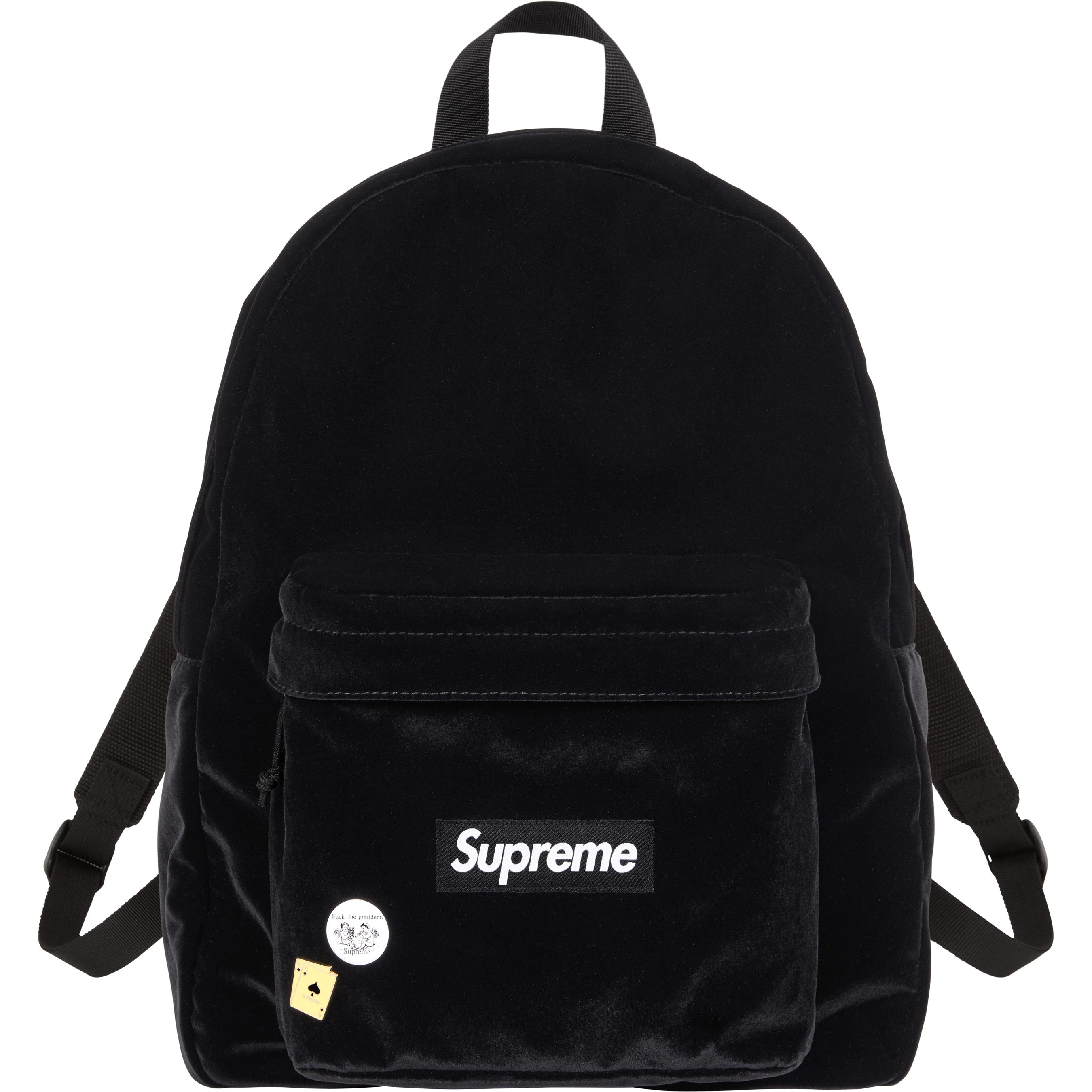 バッグ supreme Velvet Backpack BLACK Velvet Backpack - Shop - Supreme