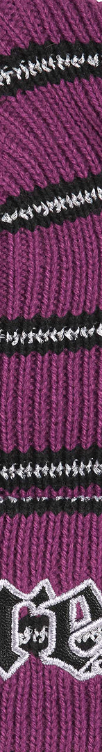 Metallic Stripe Beanie