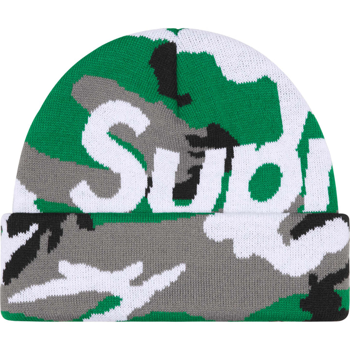 Camo Big Logo Beanie - Shop - Supreme