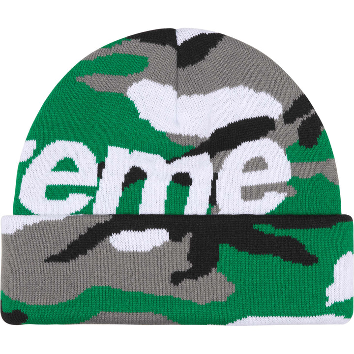 Camo Big Logo Beanie - Shop - Supreme