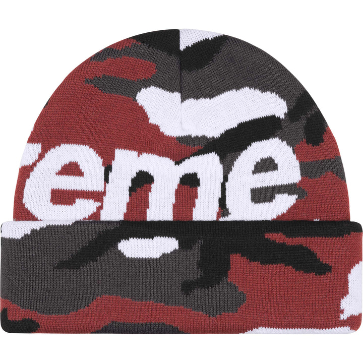 Camo Big Logo Beanie - Shop - Supreme