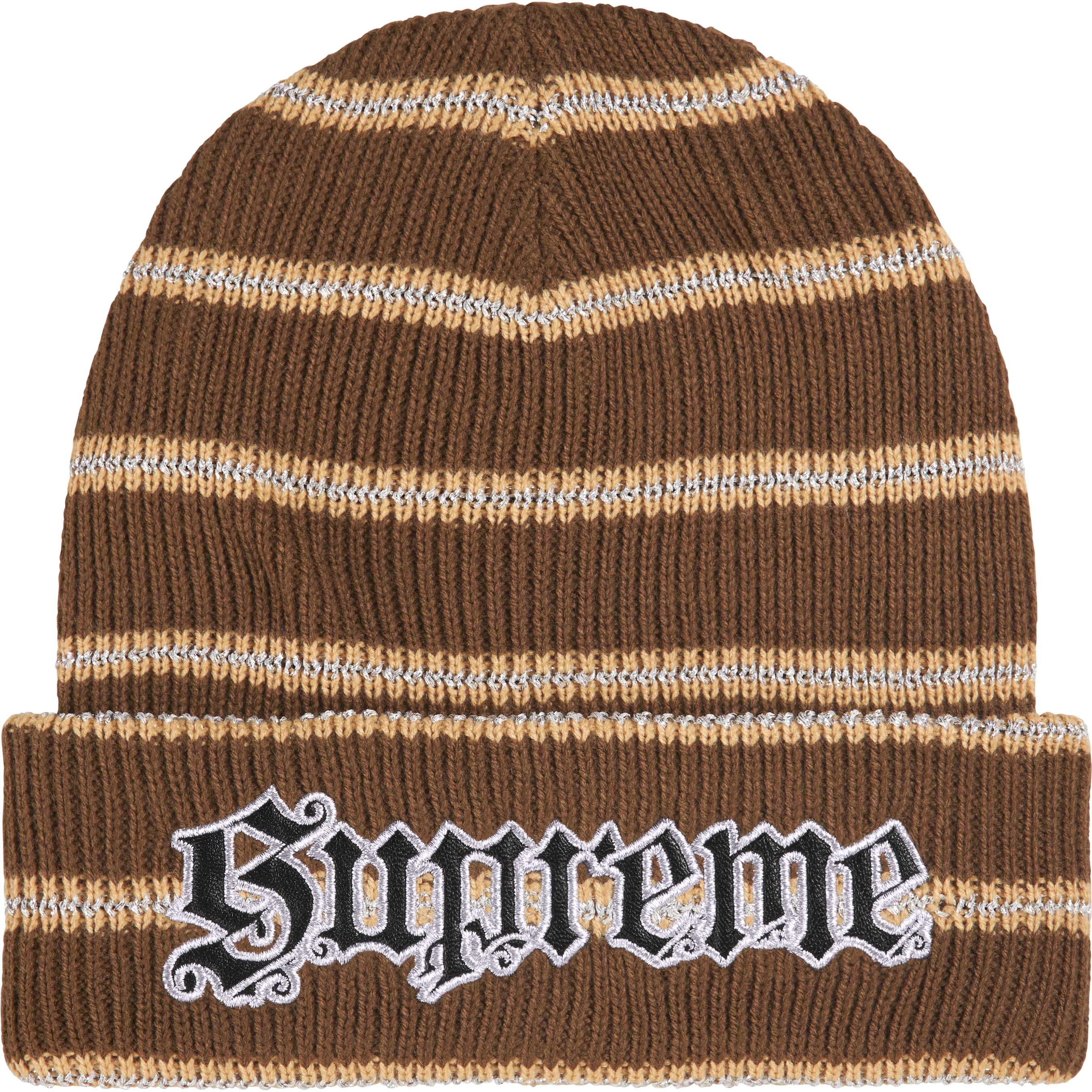 Metallic Stripe Beanie - Shop - Supreme