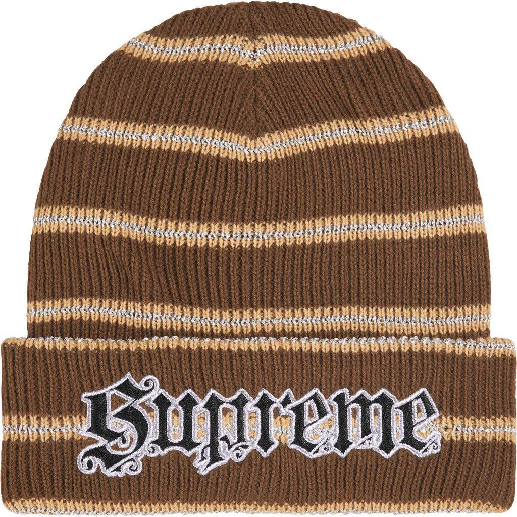 Metallic Stripe Beanie - Shop - Supreme