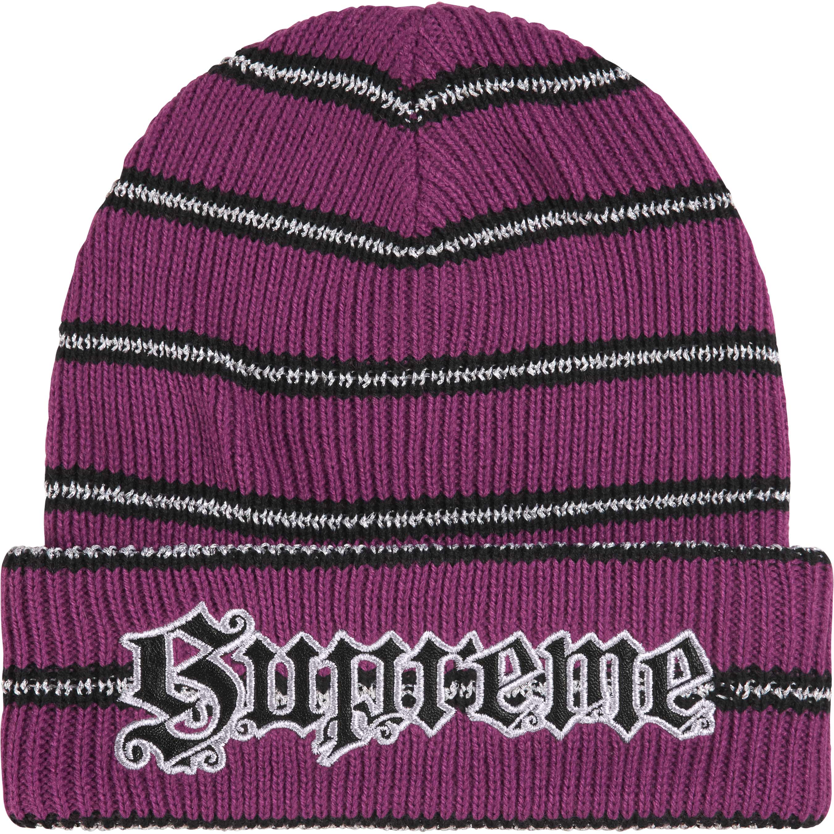 Metallic Stripe Beanie - Shop - Supreme
