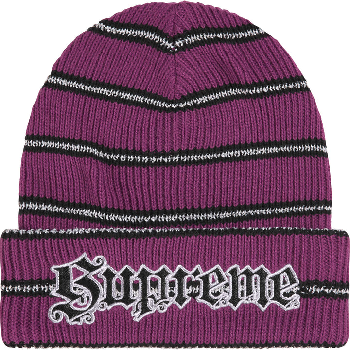 Metallic Stripe Beanie - Shop - Supreme