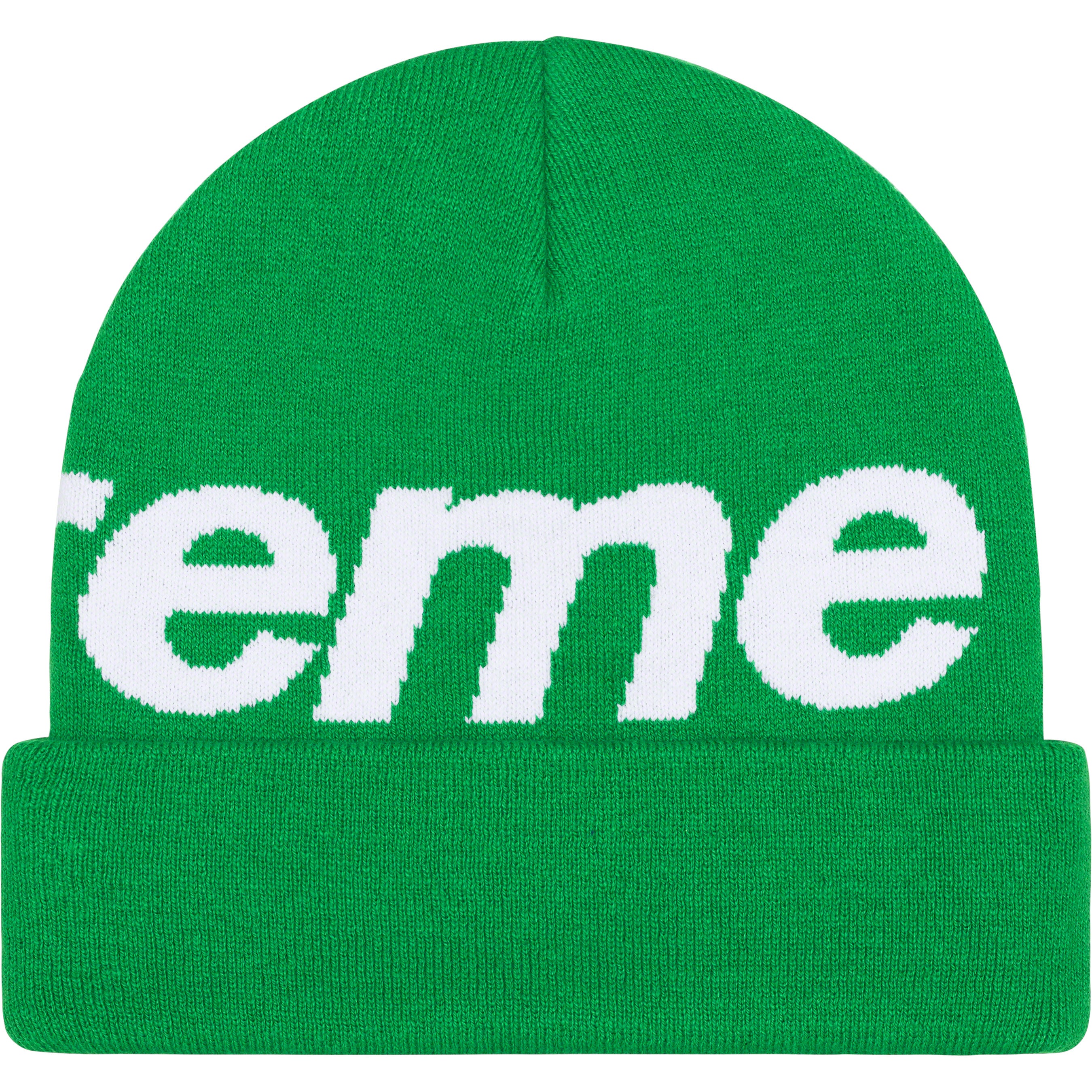 SUPREME BIG LOGO BEANIE ORANGE FW22 - HotelomegaShops