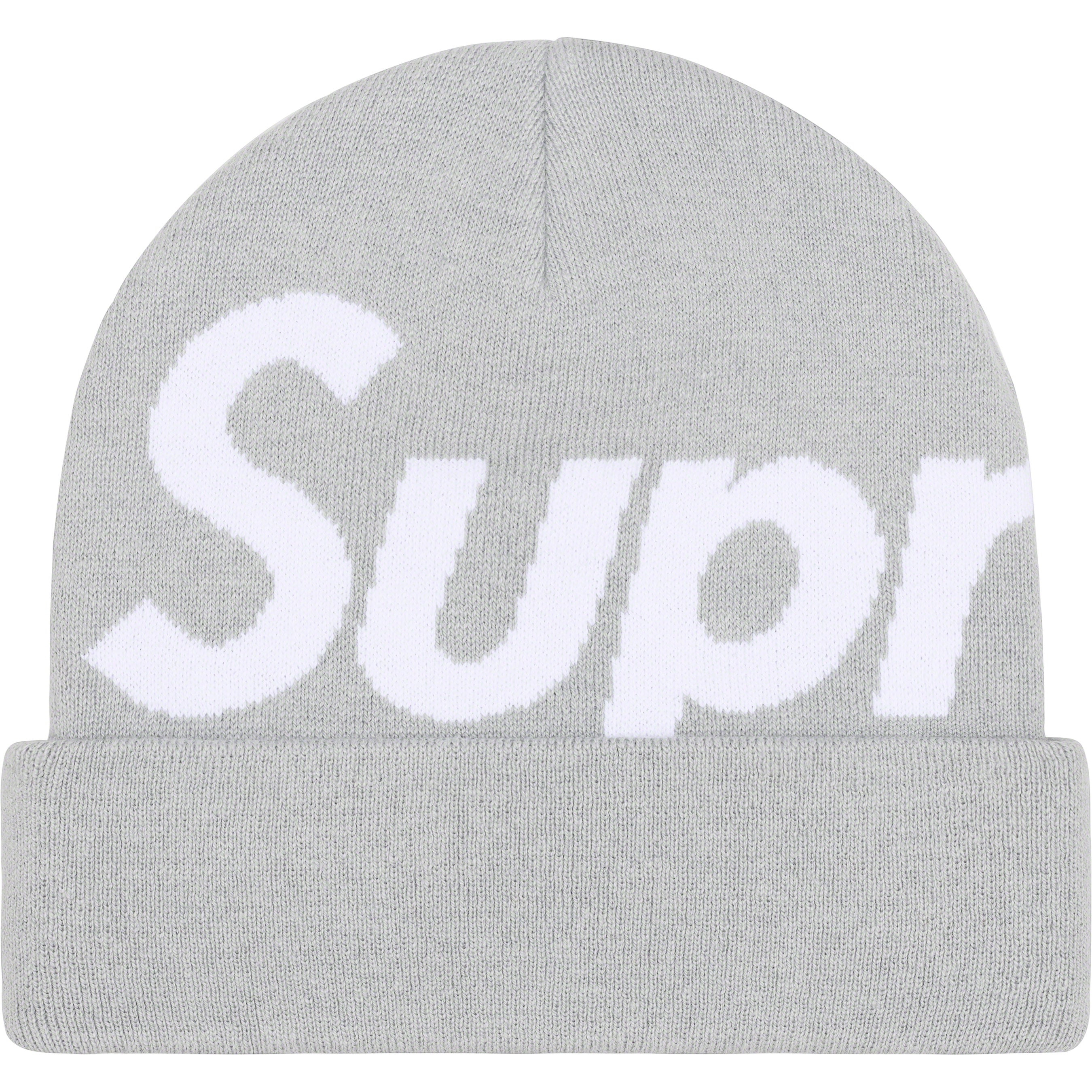 Supreme Big Logo Beanie - Red