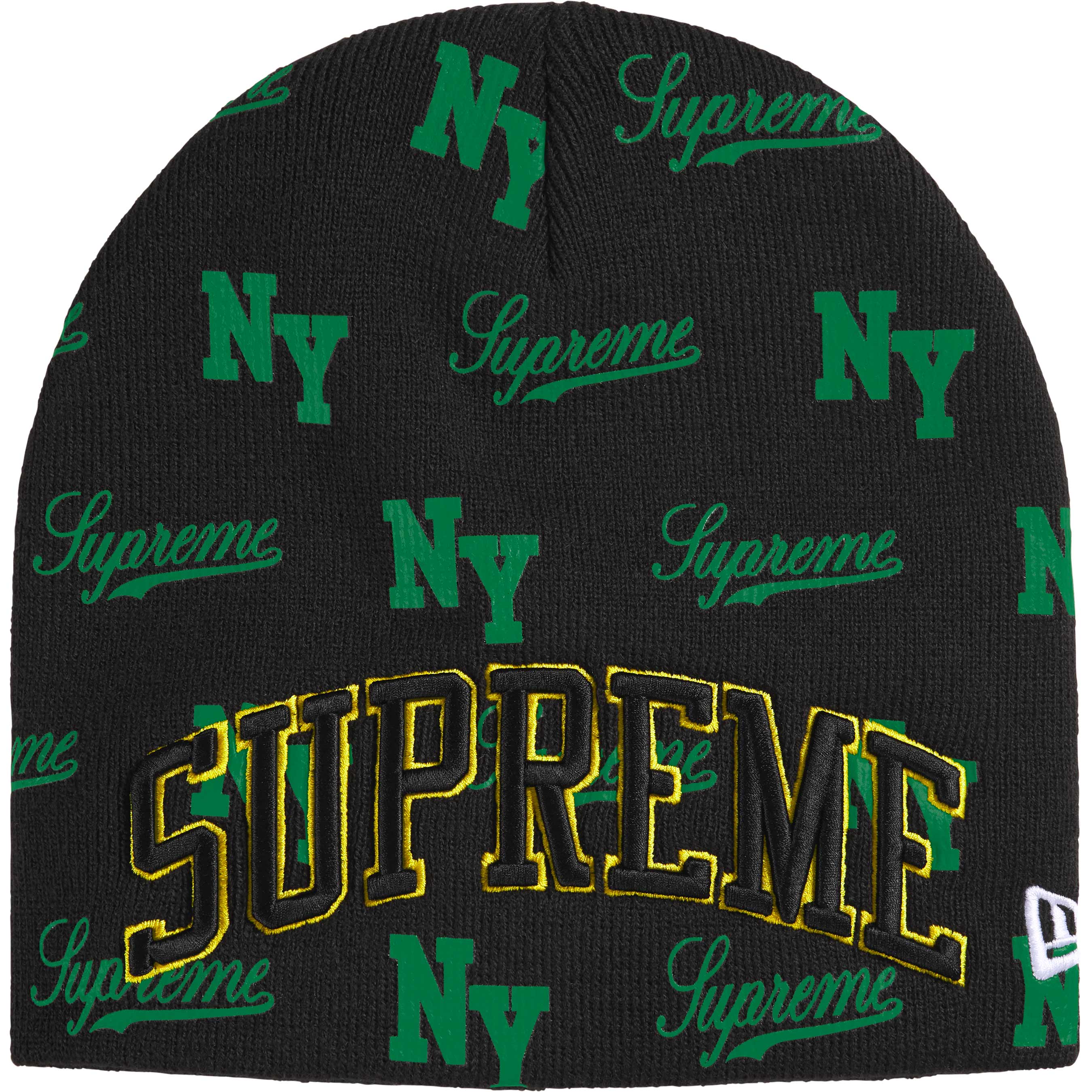 たかし Supreme × New Era® Blackletter Be Supreme New Era Blackletter Beanie Woodland Camo - SS25 - US