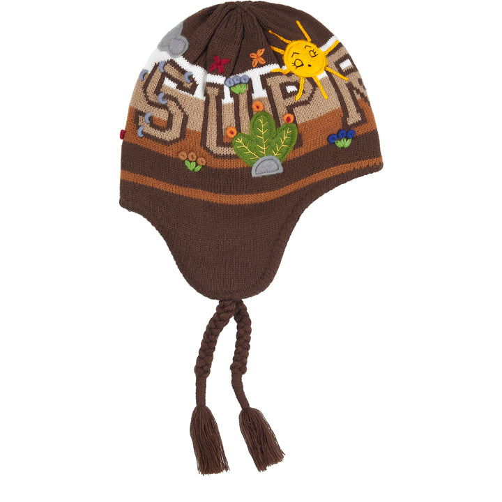 Felt Appliqué Earflap Beanie - Shop - Supreme