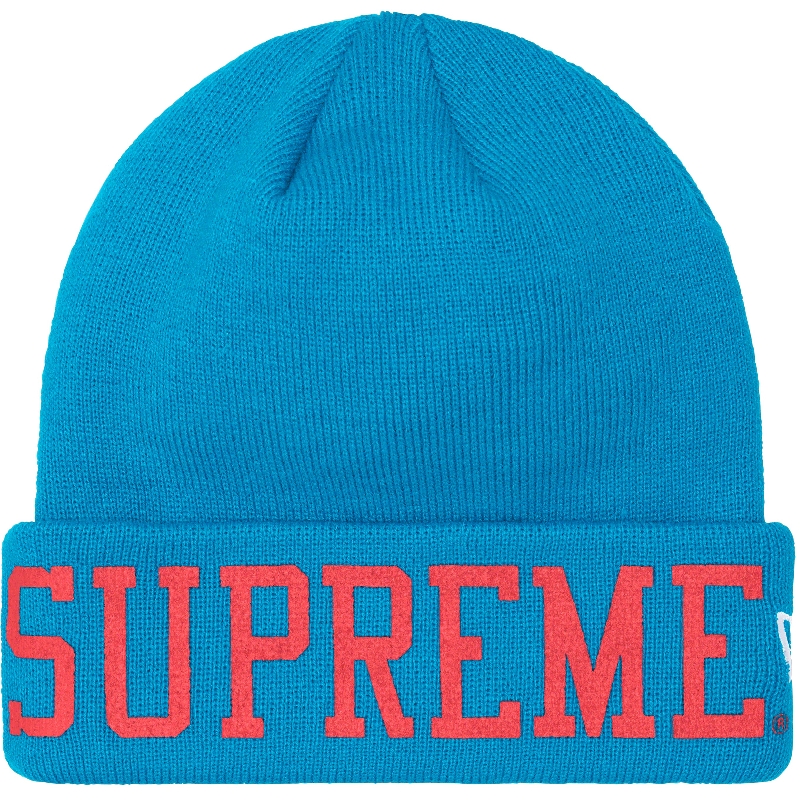 Supreme NewEra Varsity Beanie Blue - ニットキャップ