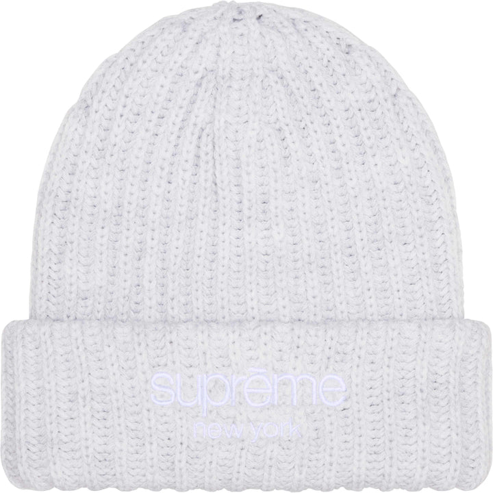 Chunky Rib Classic Logo Beanie
