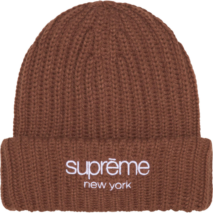 Chunky Rib Classic Logo Beanie-2