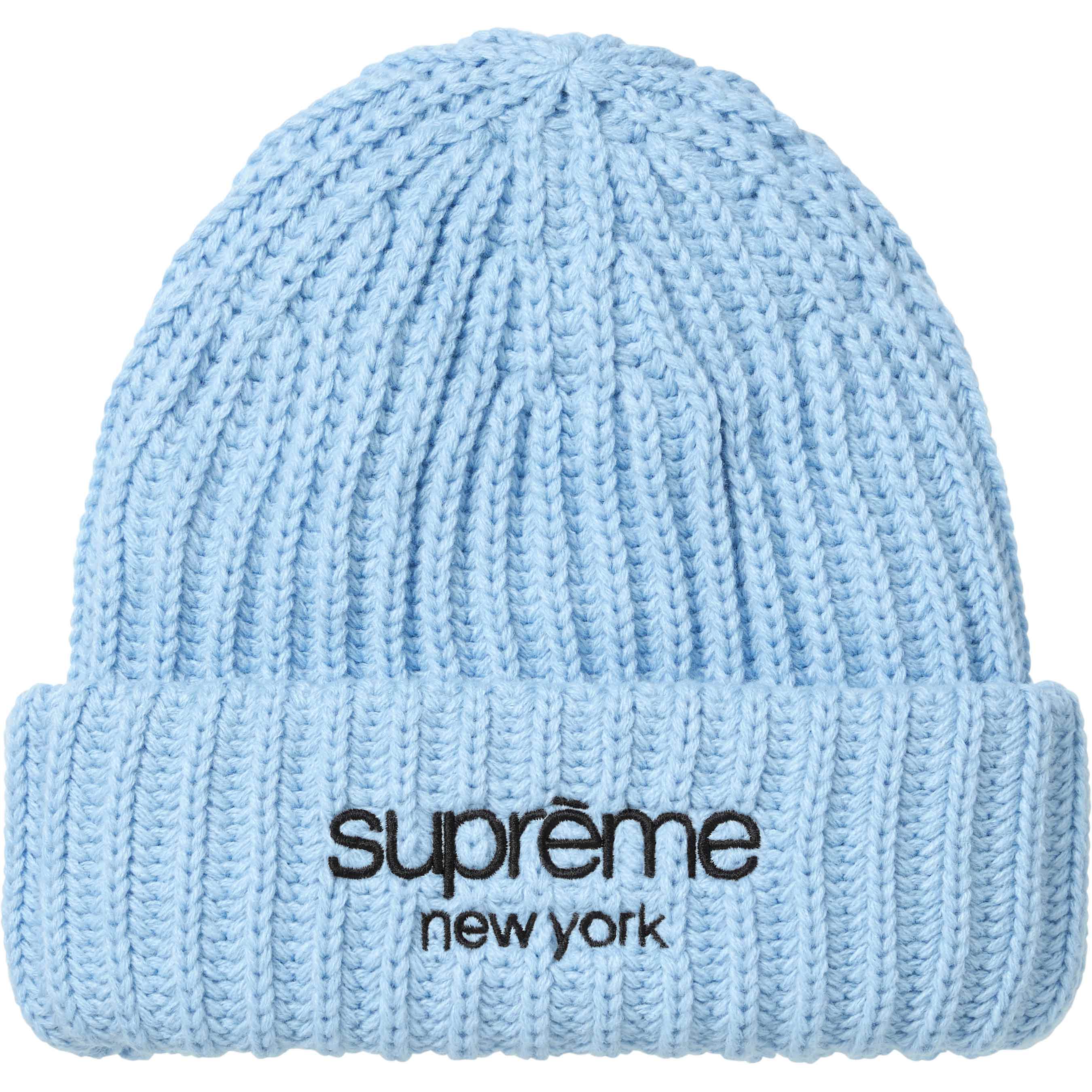 Classic Logo Chunky Ribbed Beanie - Shop - Supreme