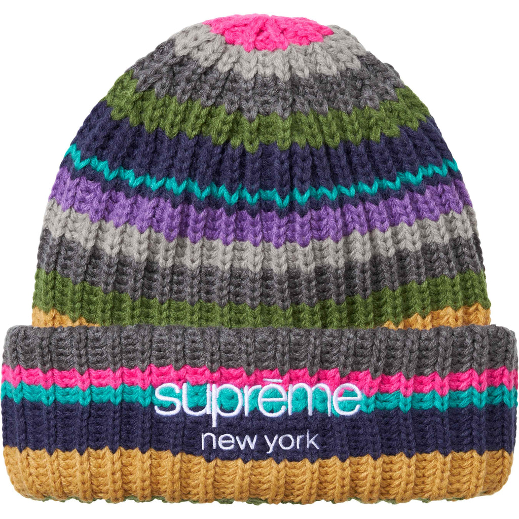 Classic Logo Chunky Ribbed Beanie