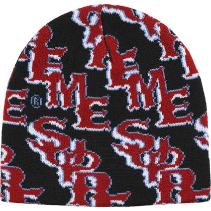 Slanted Gothic Outline Beanie