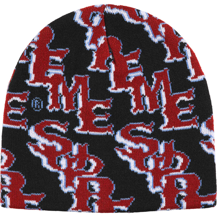 Slanted Gothic Outline Beanie - Shop - Supreme