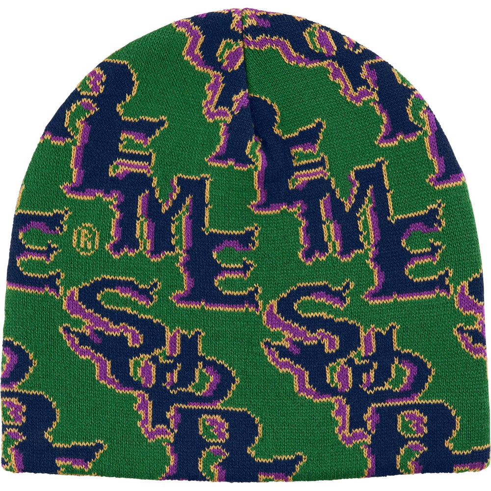 Slanted Gothic Outline Beanie