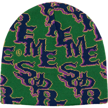 Slanted Gothic Outline Beanie