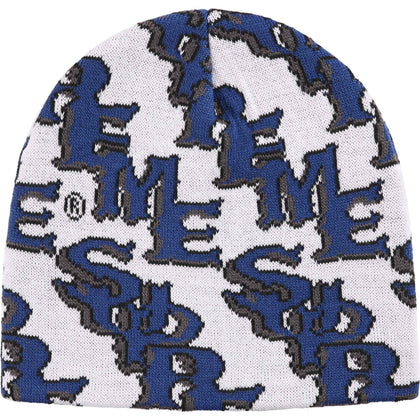 Slanted Gothic Outline Beanie