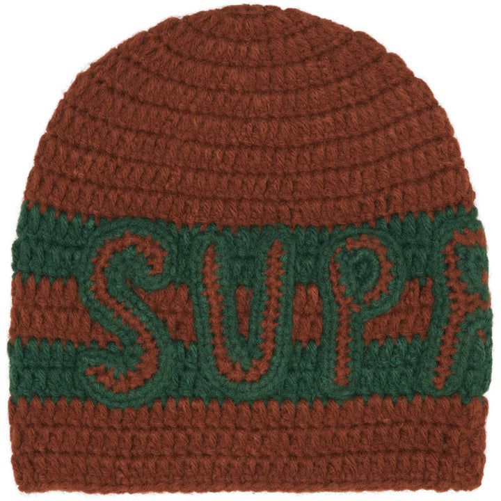 Crochet Logo Beanie - Shop - Supreme