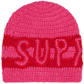 Supreme Crochet Beanie Pink 新品未使用 Shop - Supreme