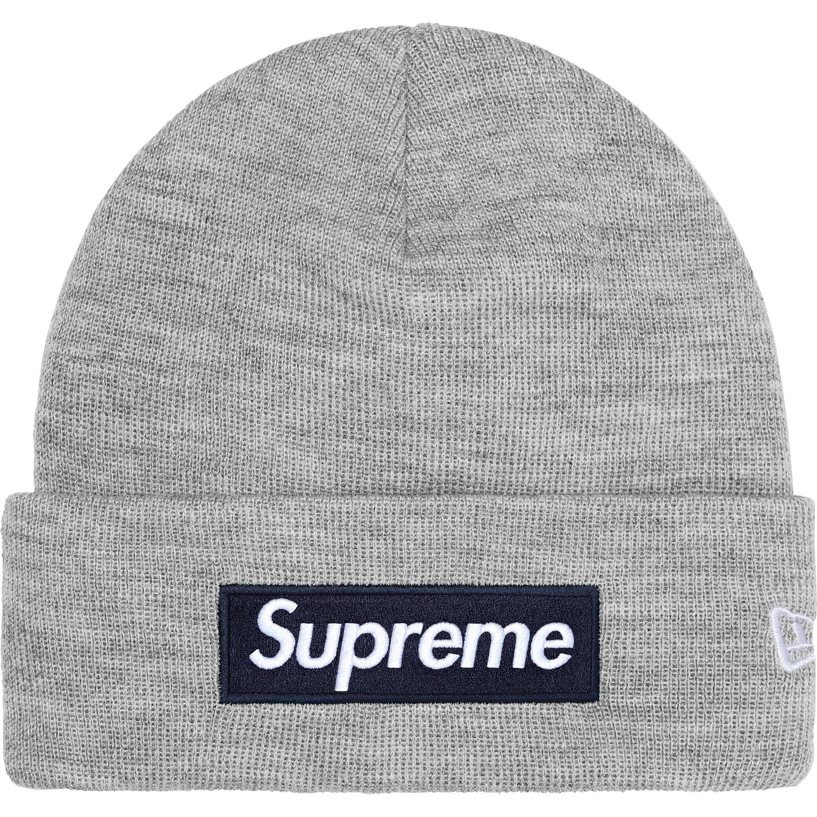 Supreme 耳あて グレー ワンサイズ New Era® Box Logo Beanie - Shop - Supreme