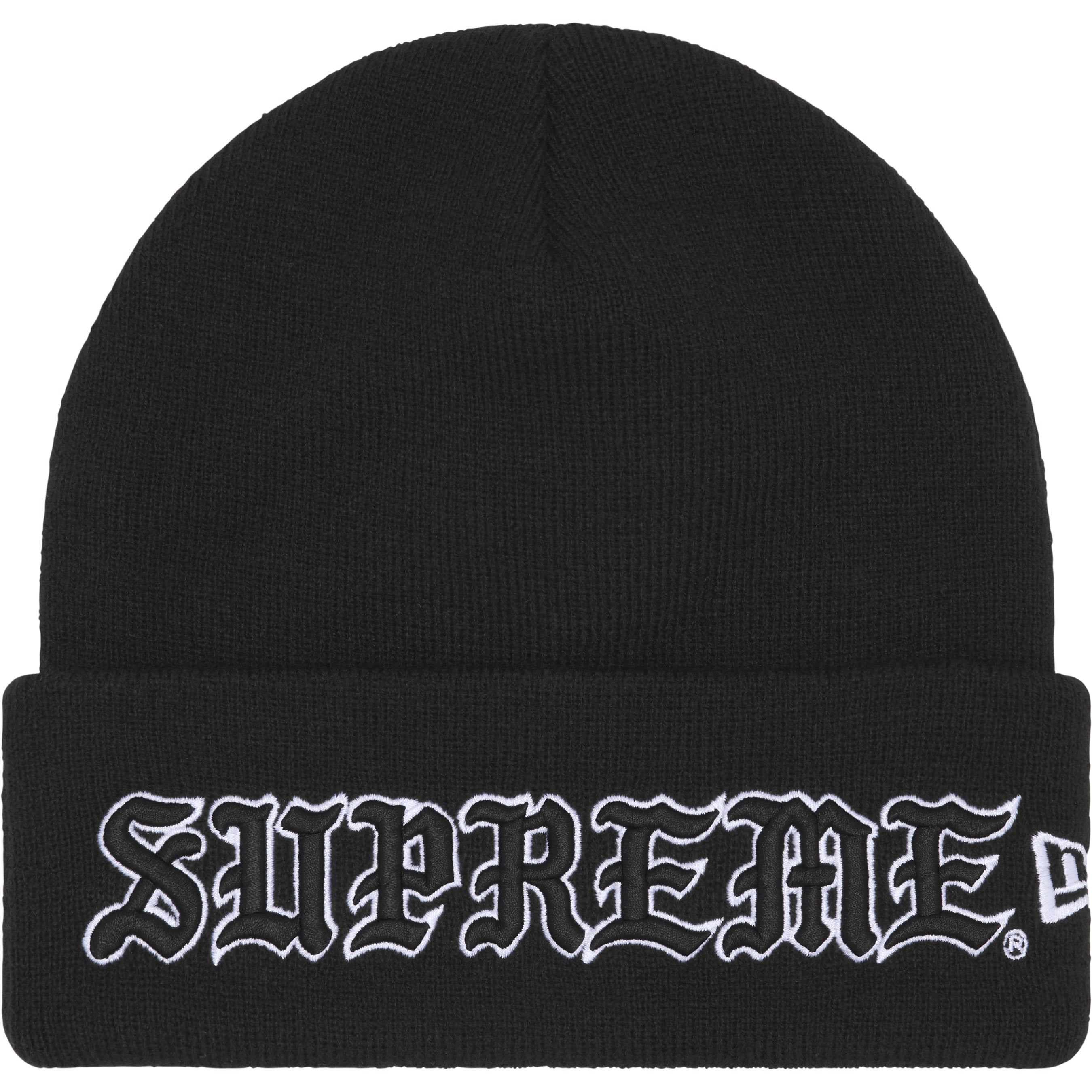 帽子 supreme Old English Printed Beanie Black New Era® Old English Beanie - Shop - Supreme