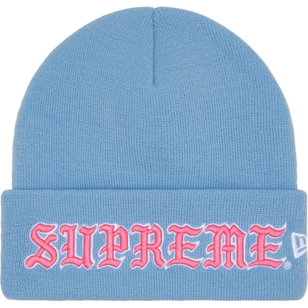 Trendy Apparel Shop New Jersey State Old English Embroidered Long Cuff Beanie | One Size Fits Most, 100% Acrylic