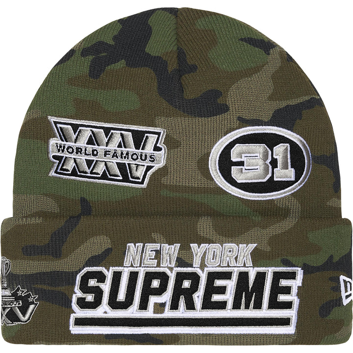 25ss Supreme New Era Beanie カモフラージュ迷彩柄 New Era® Football Beanie - Shop - Supreme