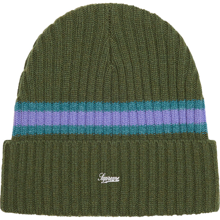 Striped Cashmere Beanie