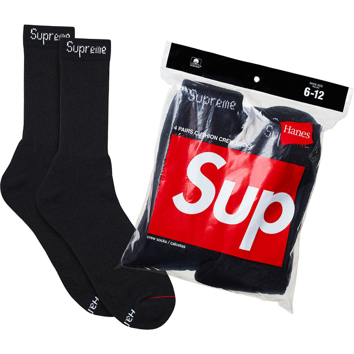 Supreme®/Hanes® Crew Socks (4 Pack) - Main Image