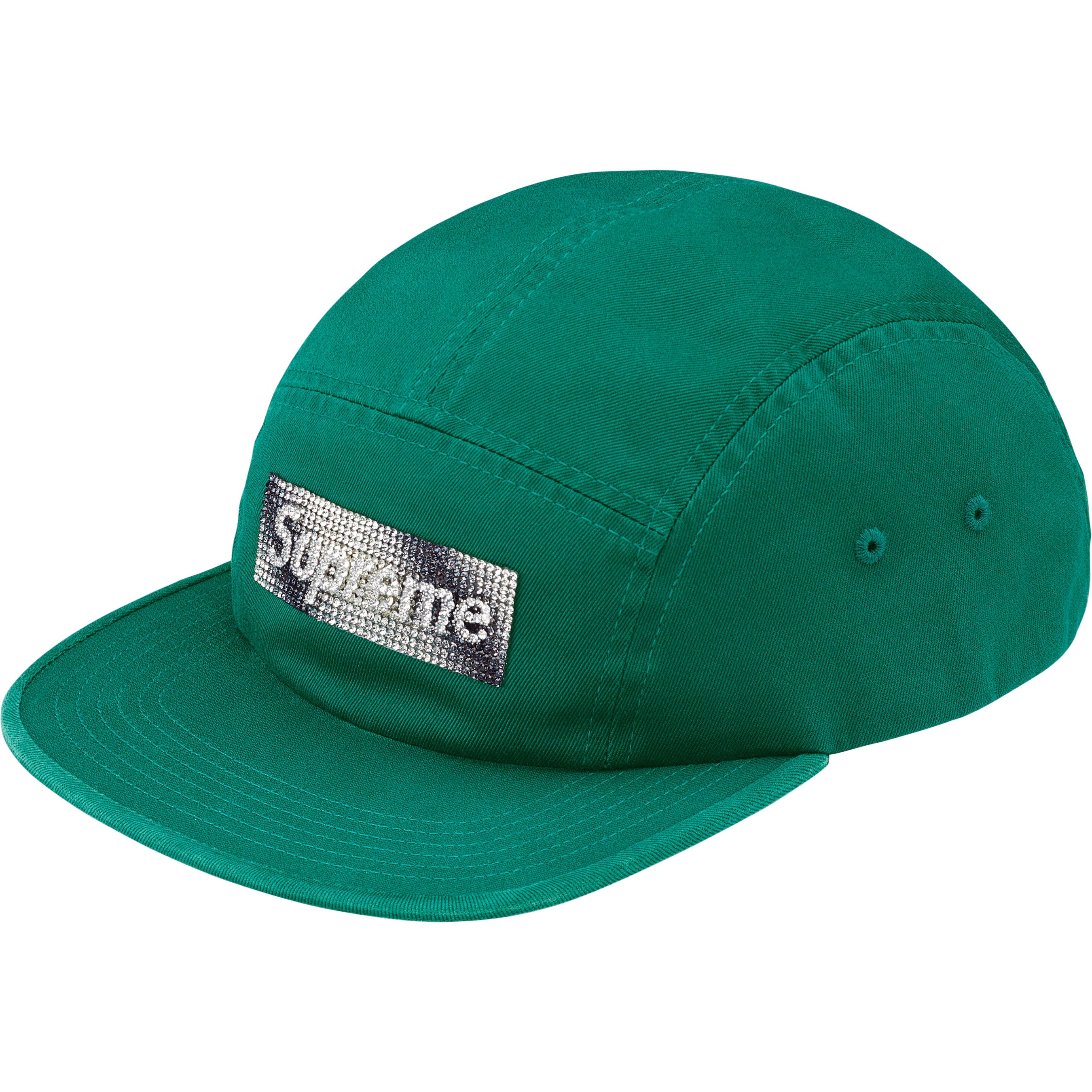 supreme camp cap キャップ　ミントグリーン Rhinestone Label Camp Cap - Shop - Supreme
